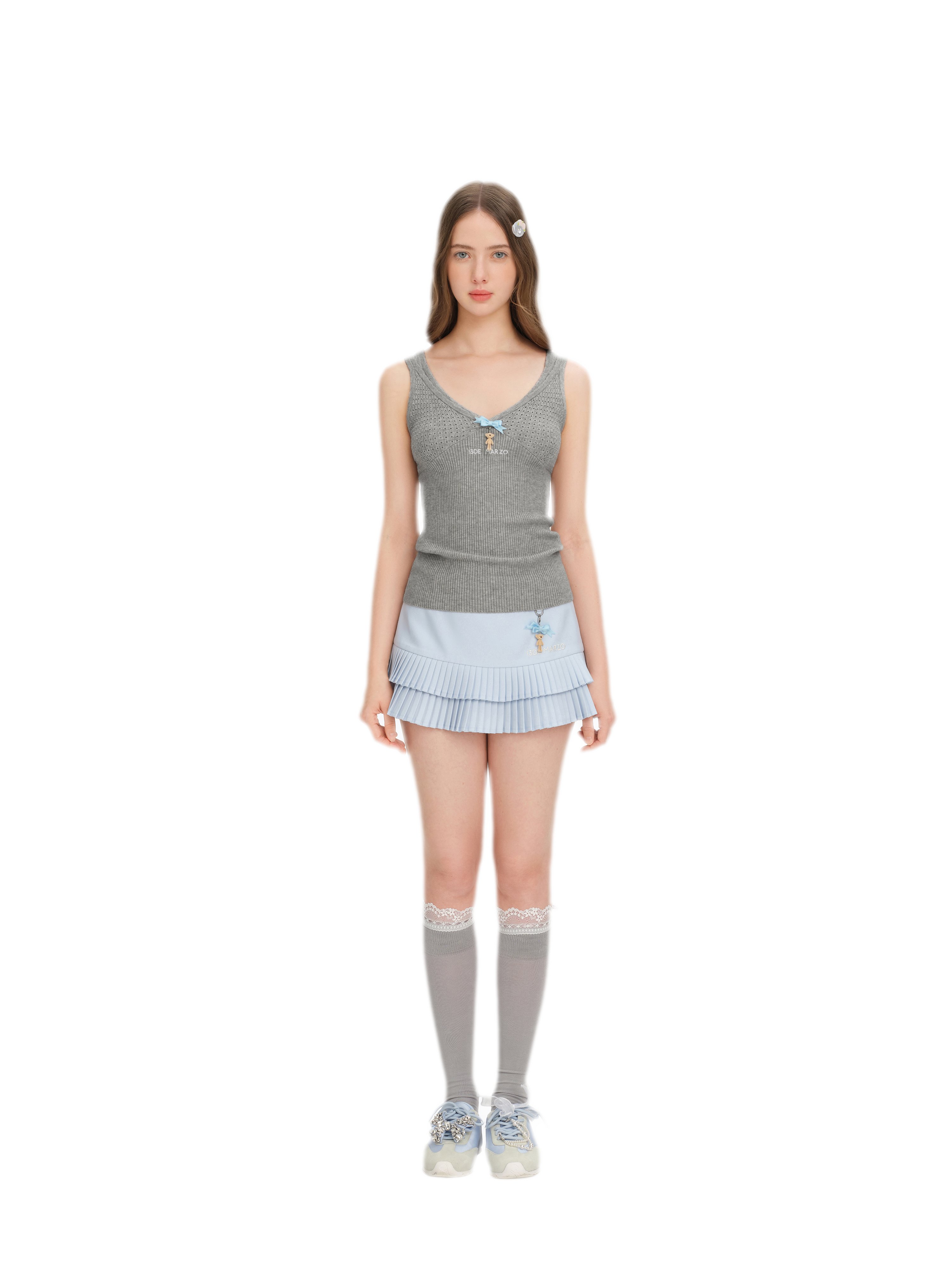 False Two-Piece Knit Top