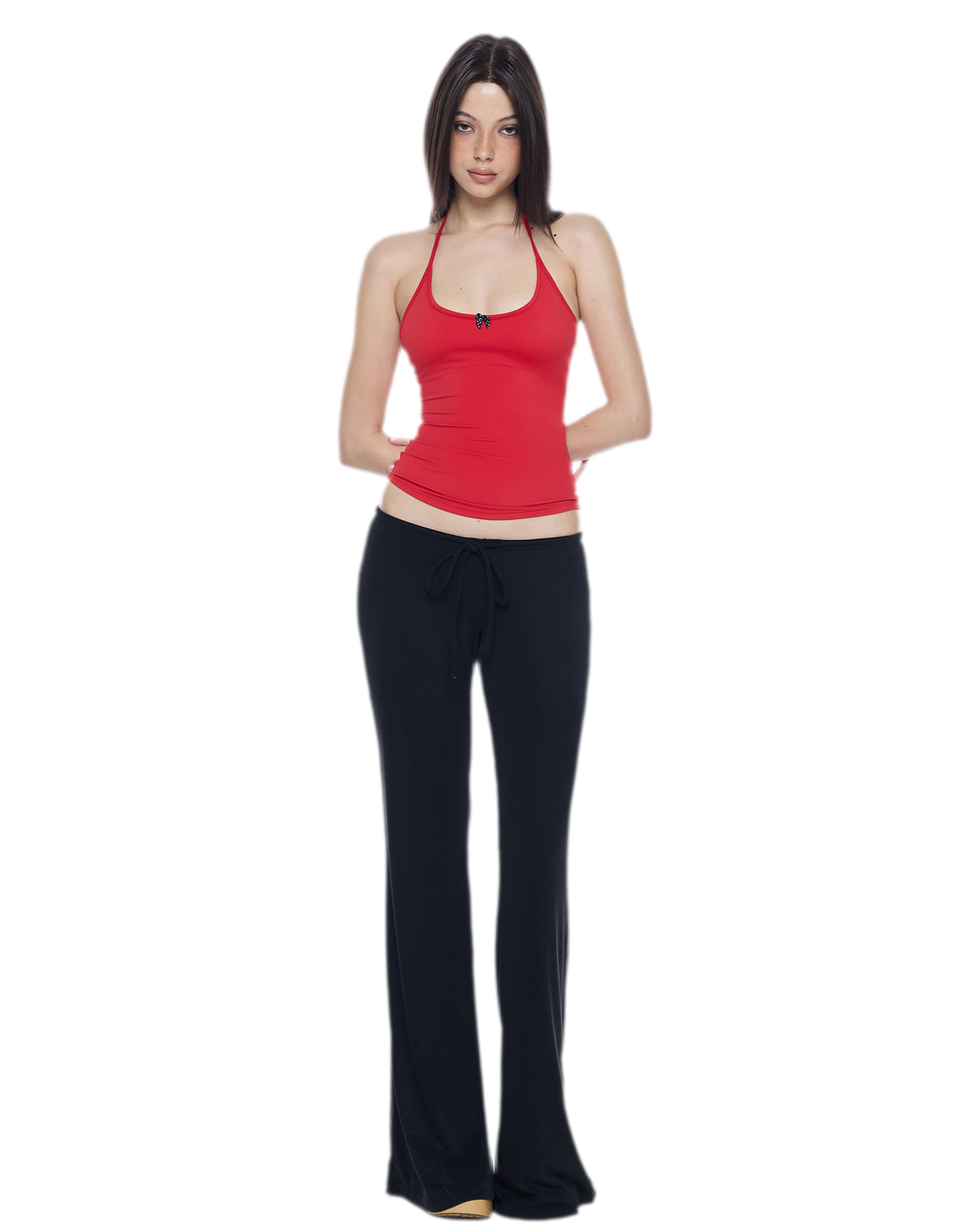 Low-Rise Flare Pants