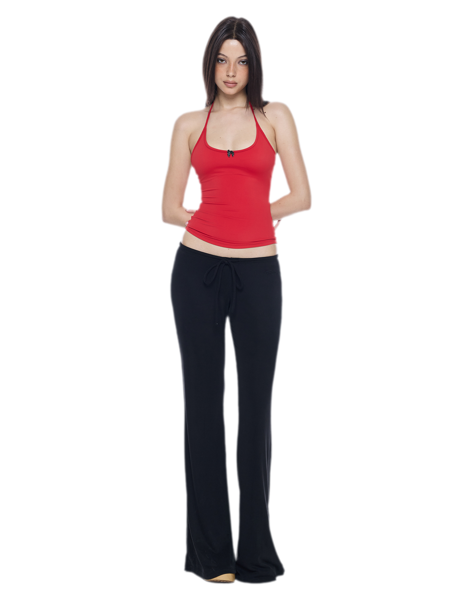 Low-Rise Flare Pants