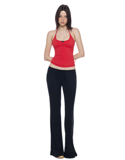 Low-Rise Flare Pants