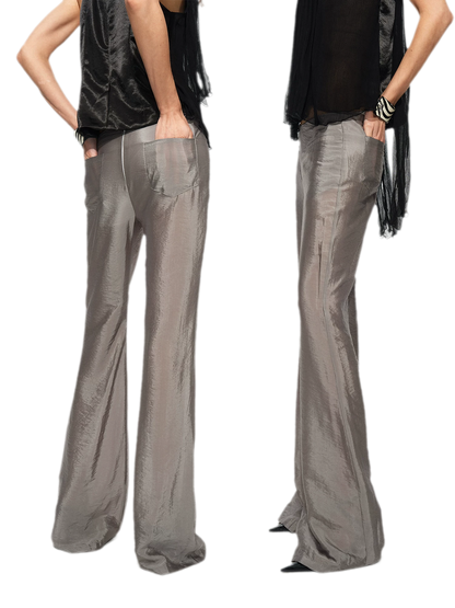 Silky Flared Lounge Pants