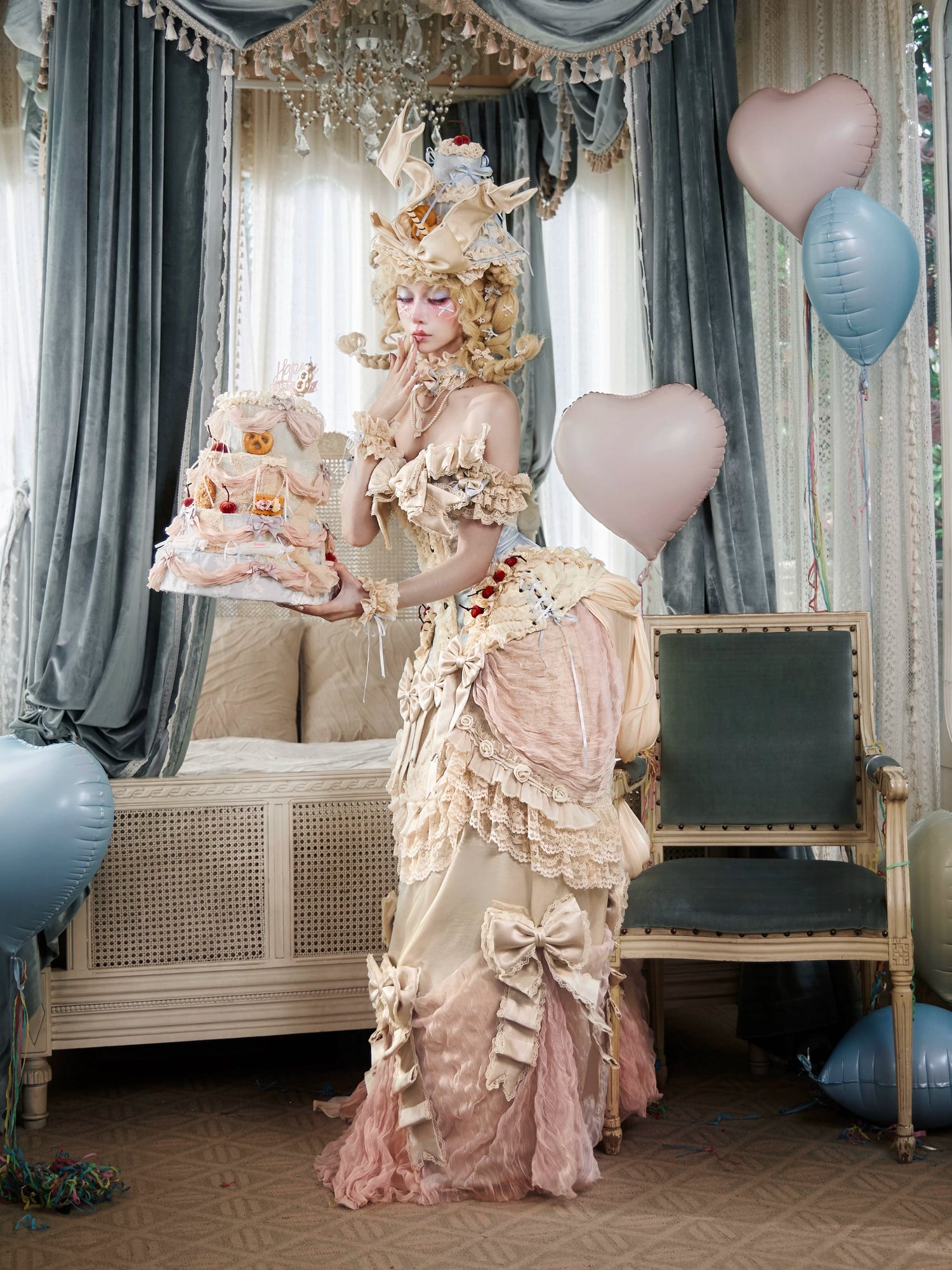 Rococo Bustle Train Skirt