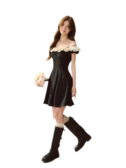 Lace Off-Shoulder Dress
