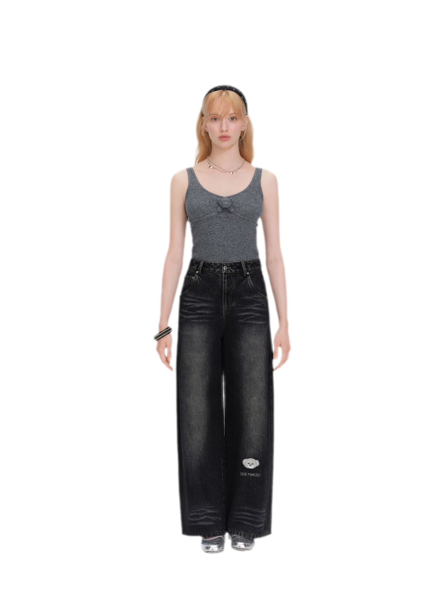 Bear Base Wide Jeans