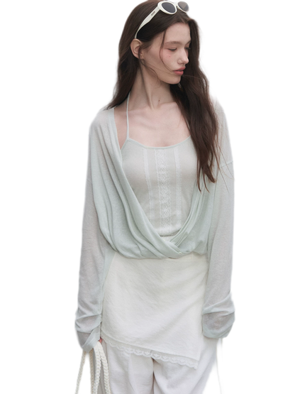Lyocell Linen Lantern Sleeve Set