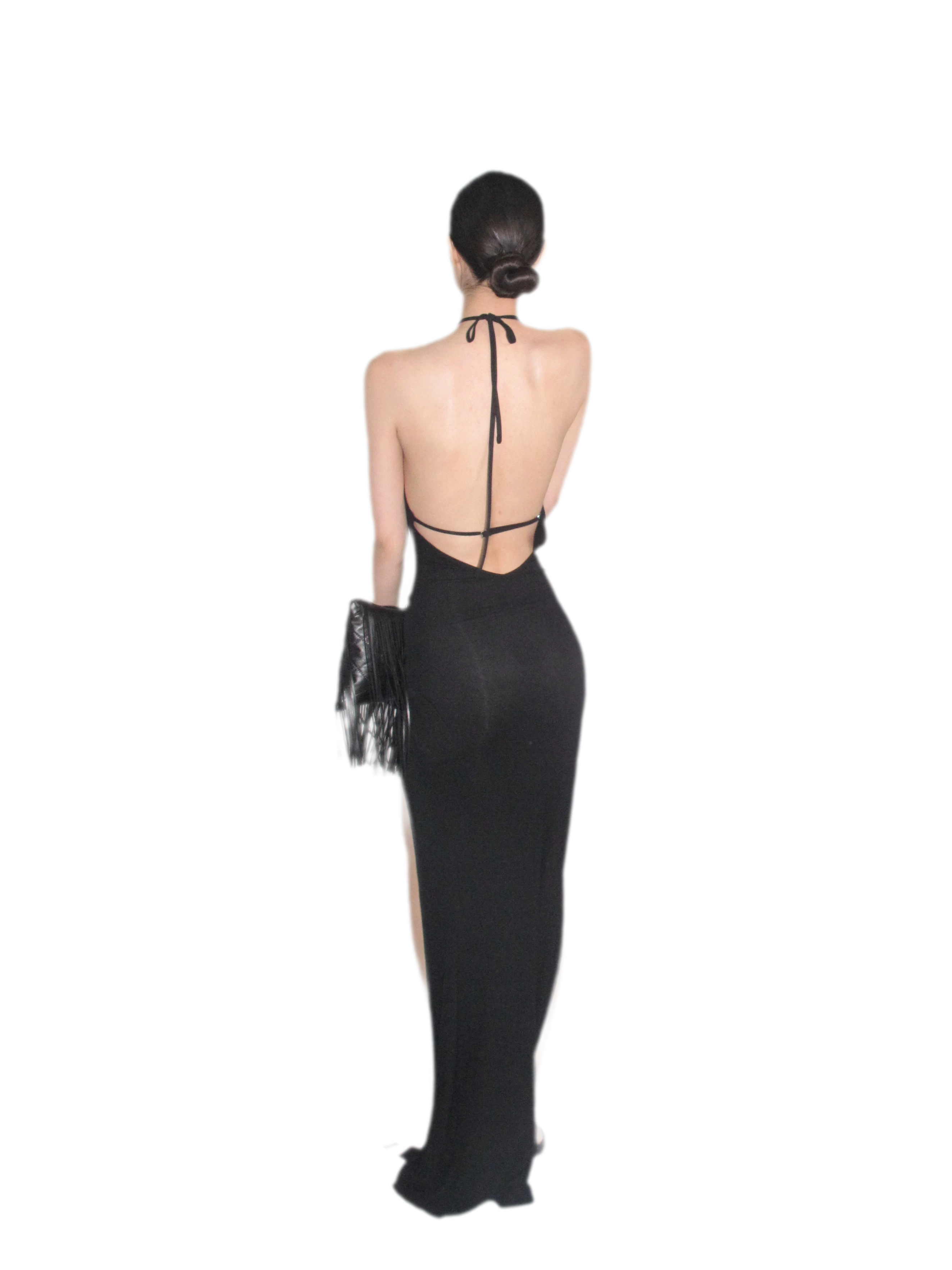 Detachable Hood Cutout Dress