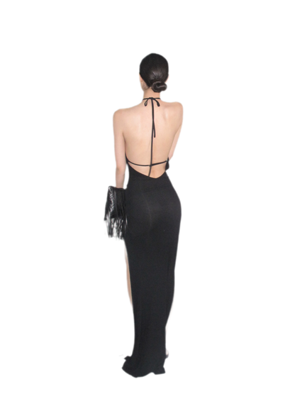 Detachable Hood Cutout Dress