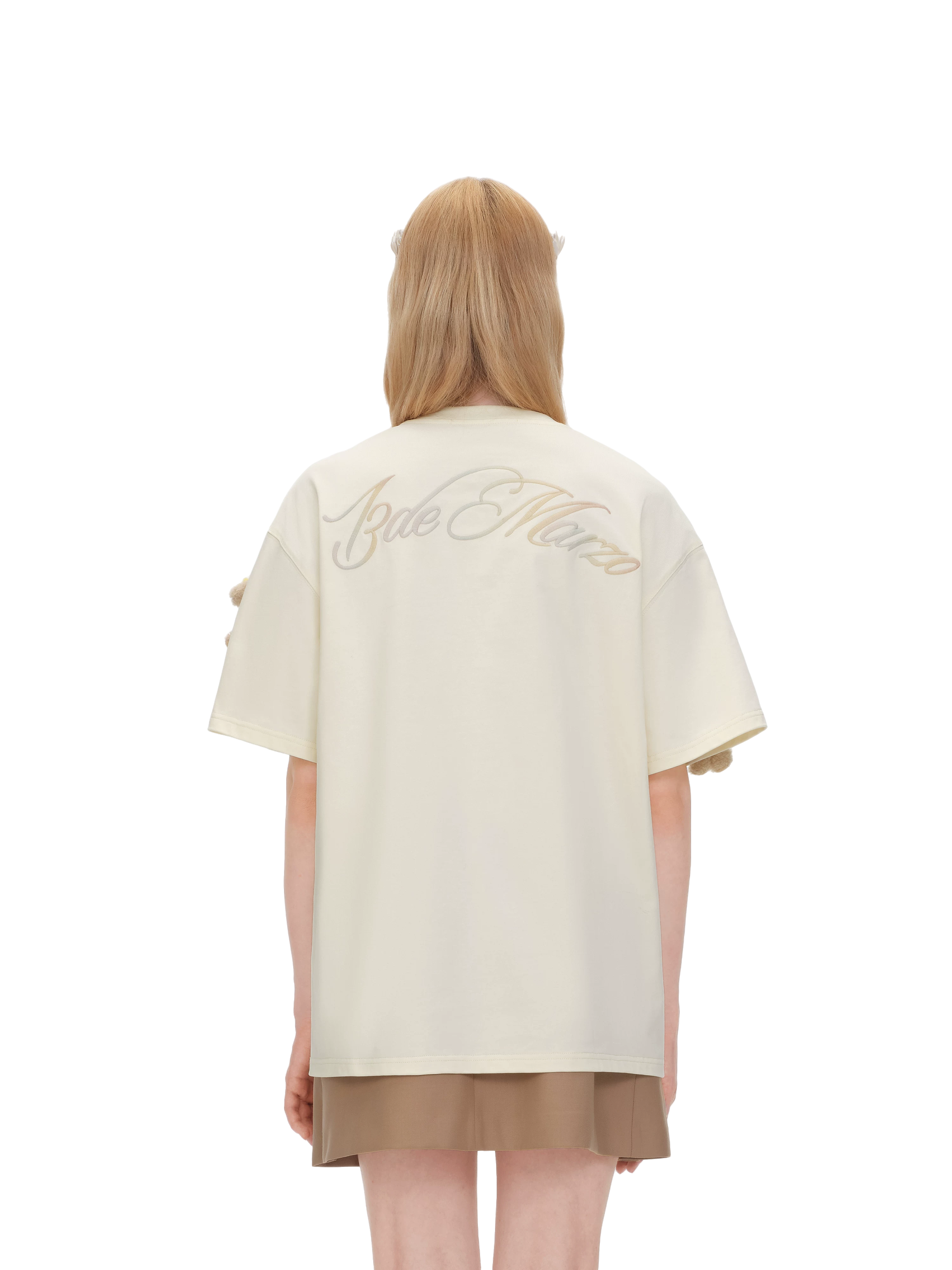 Bear Hug Star Print T-shirt