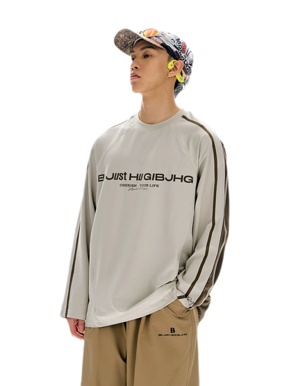 Colorblock Quick-Dry Long-Sleeve T-Shirt