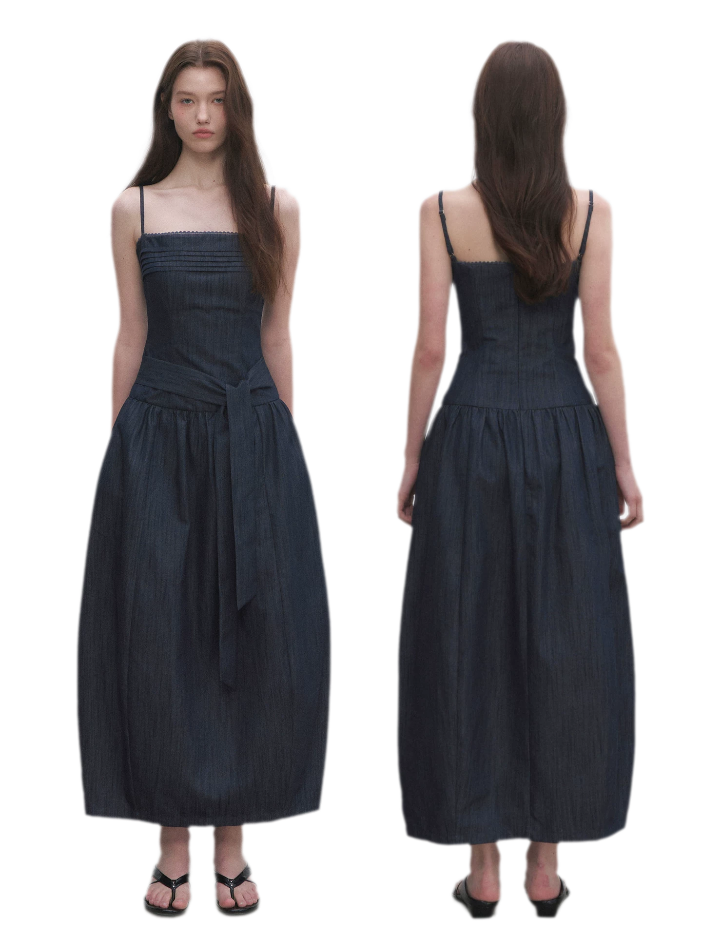 Tie Waist A-Line Dress