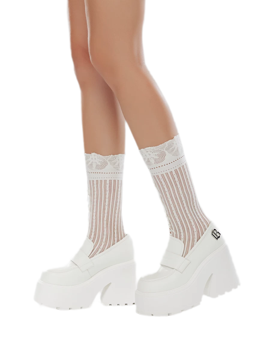 Chunky Platform Slip-On Loafers