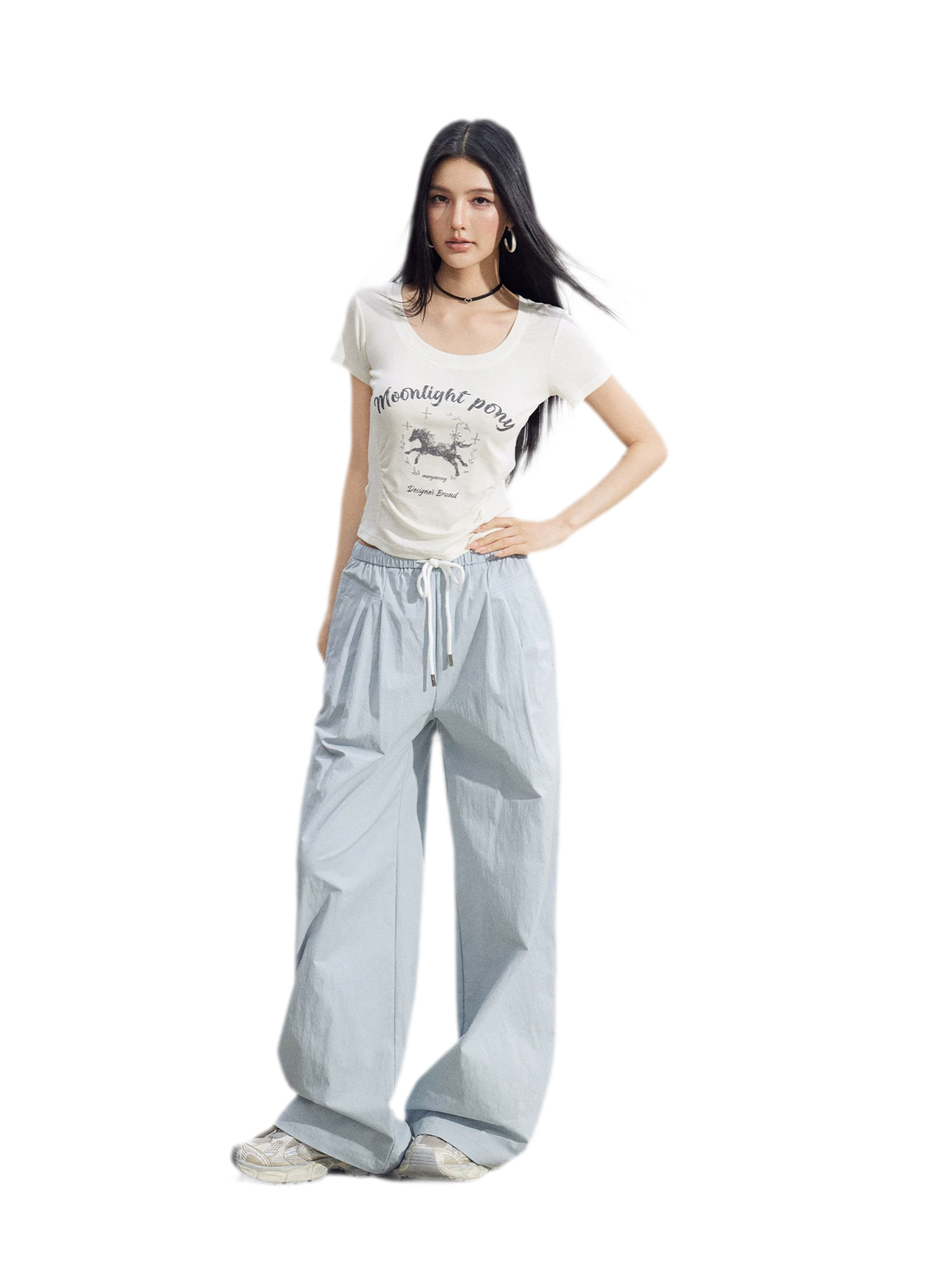 Heart Wide-Leg Pants