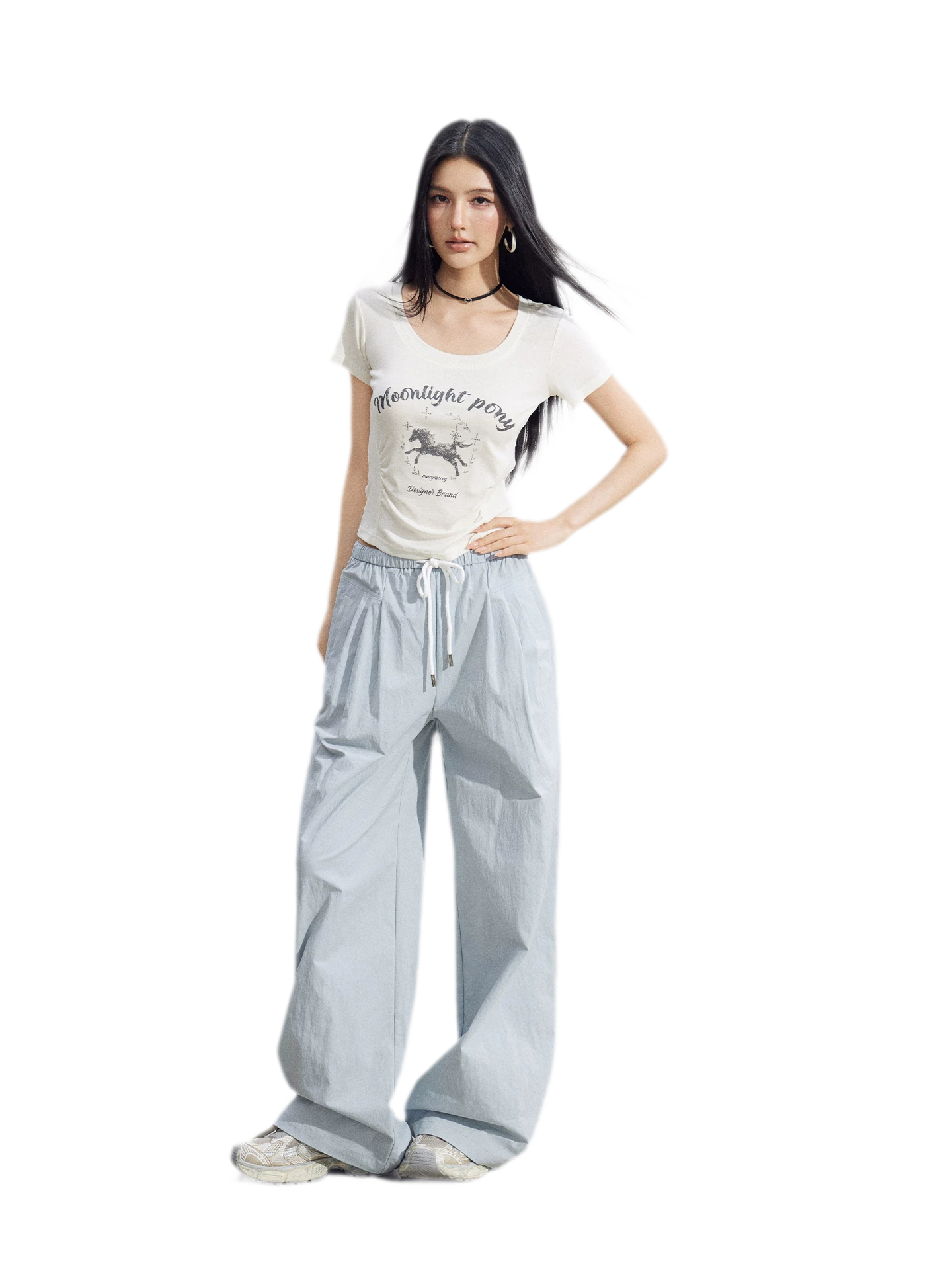 Heart Wide-Leg Pants