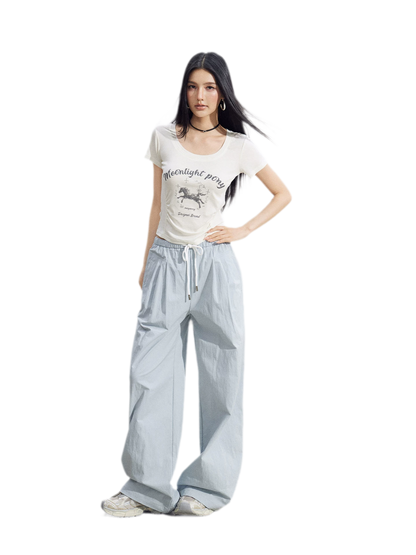 Heart Wide-Leg Pants