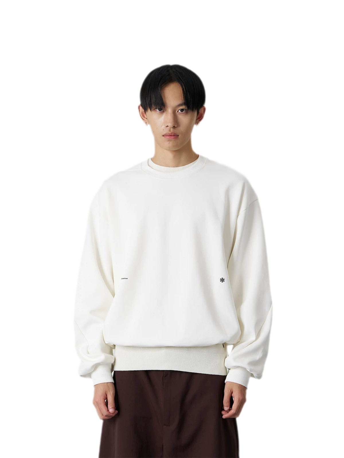 Twisted Sleeve Drawstring Sweatshirt