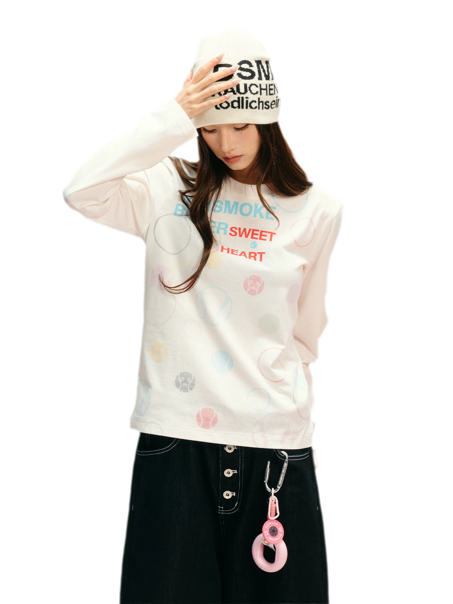 Sorona Polka-Dot Long-Sleeve T-Shirt