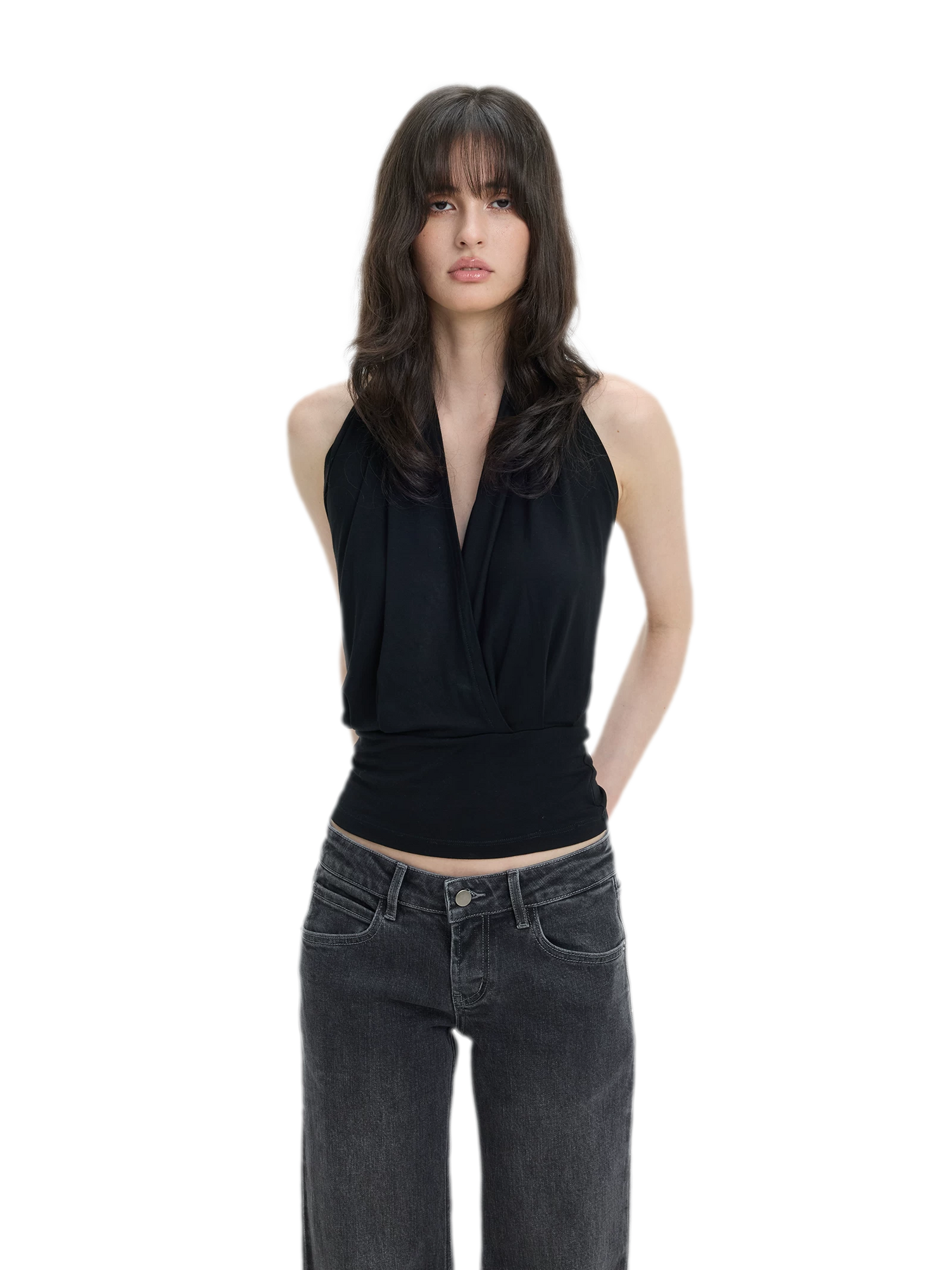 Modal Draped Halter Top