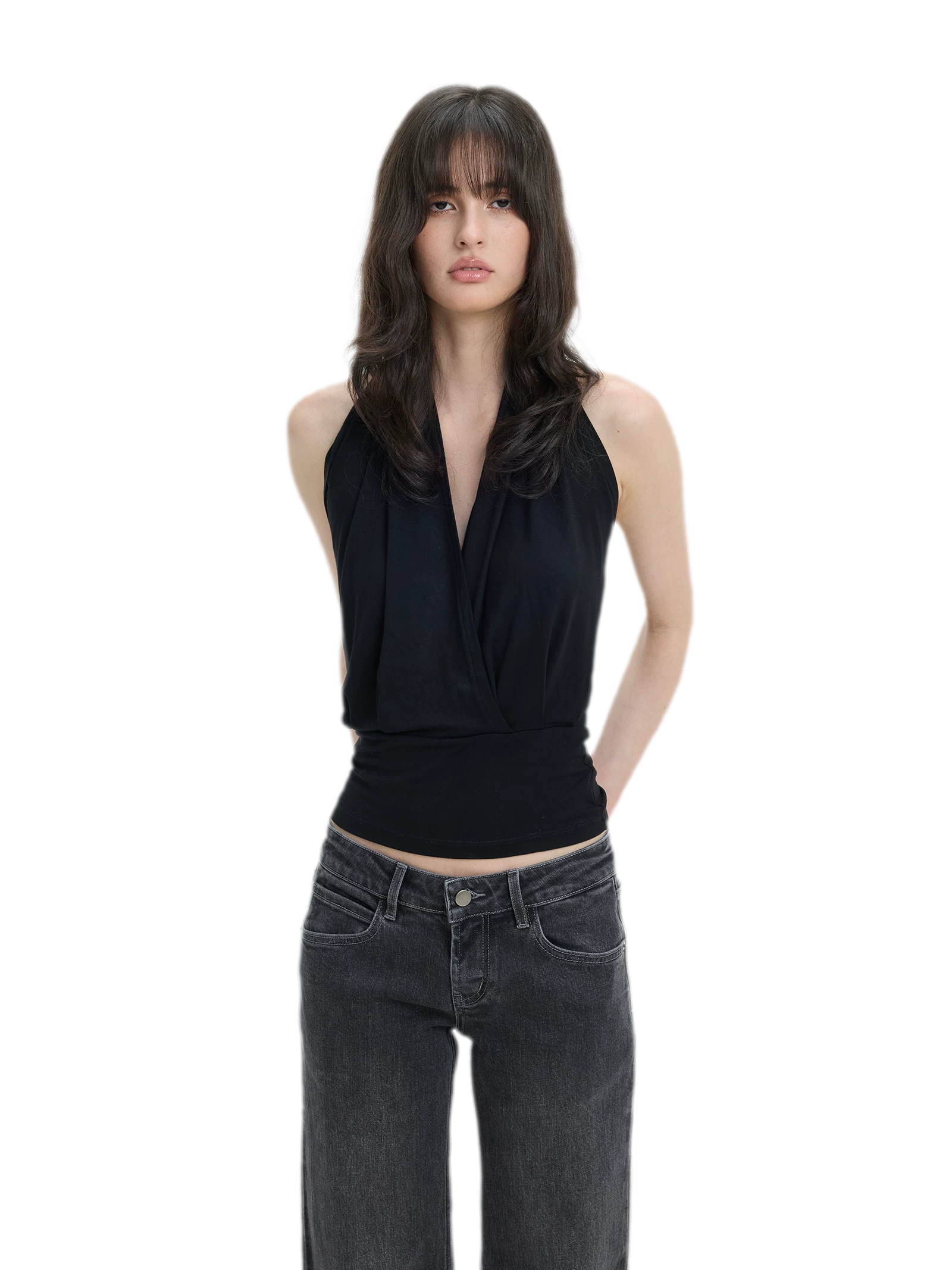 Modal Draped Halter Top