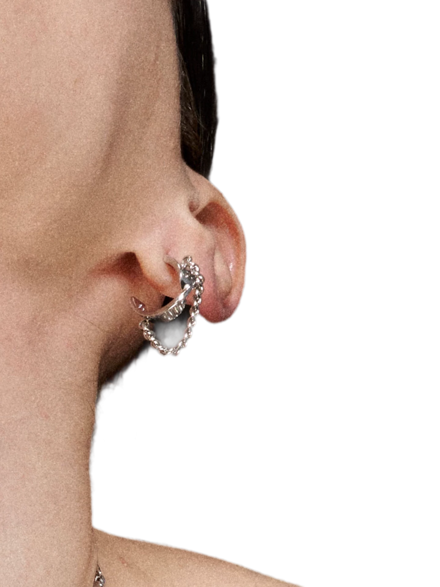 Mobius Line Stud Earrings