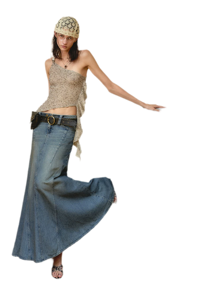 Beaded Asymmetrical Tank