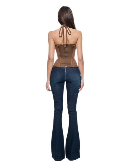 Rococo Mesh Corset Bustier
