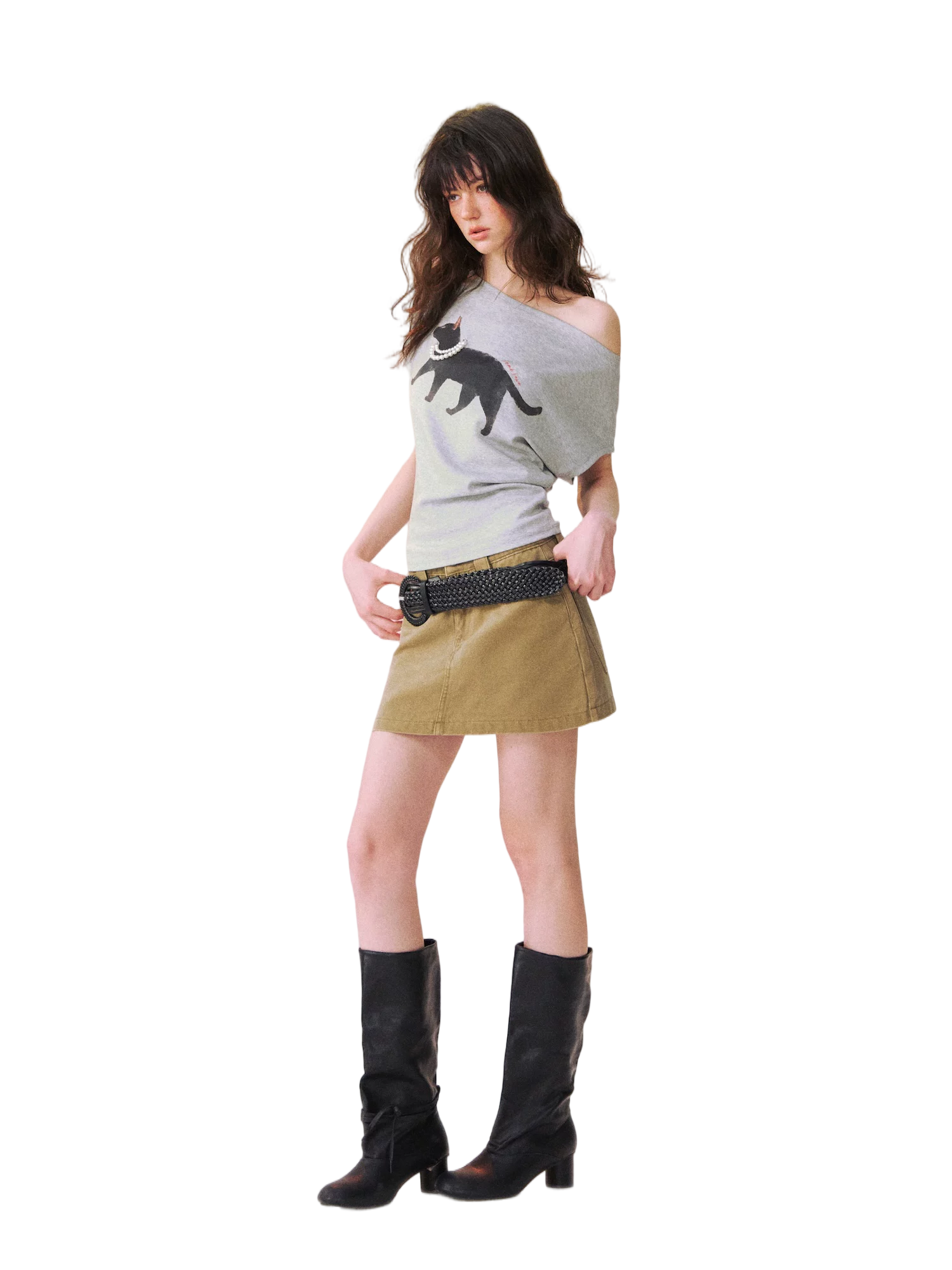 Utility Style Denim Shorts