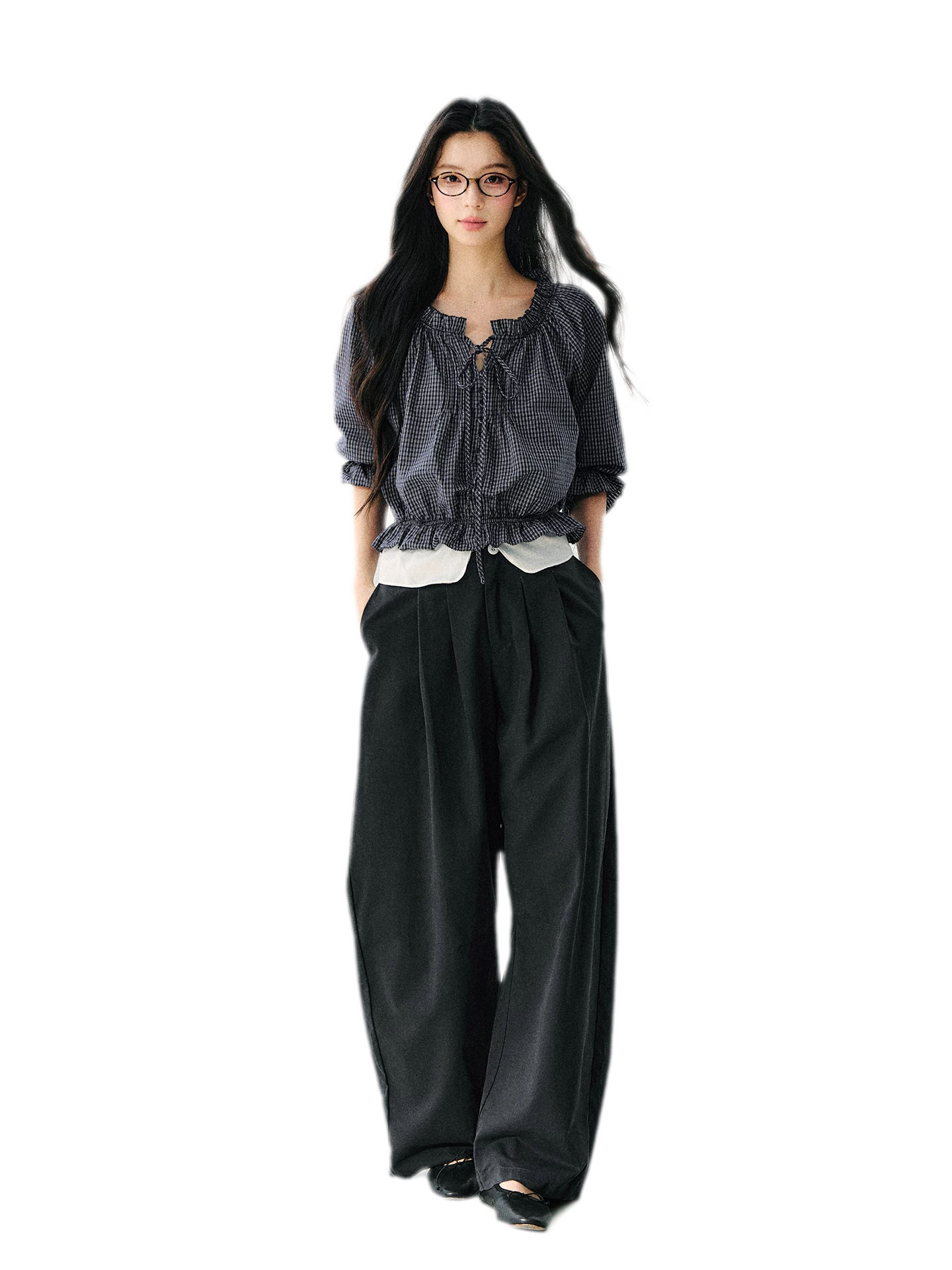 Korean Relaxed Wide Pants