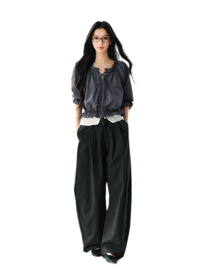 Korean Relaxed Wide Pants