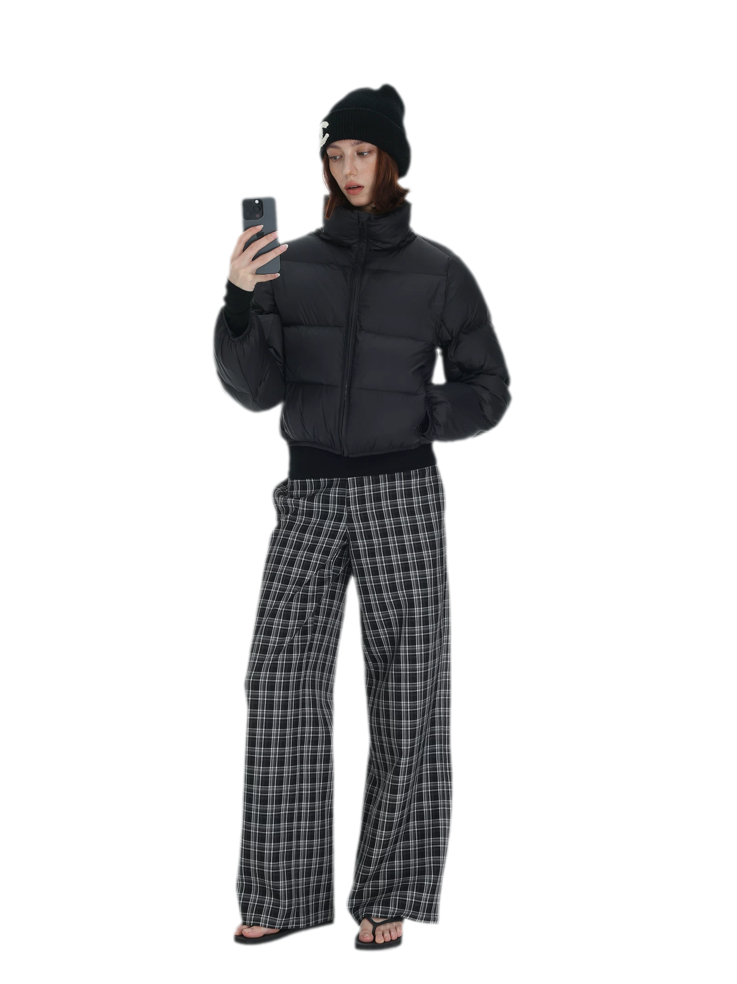 90 White Down Puffer Jacket