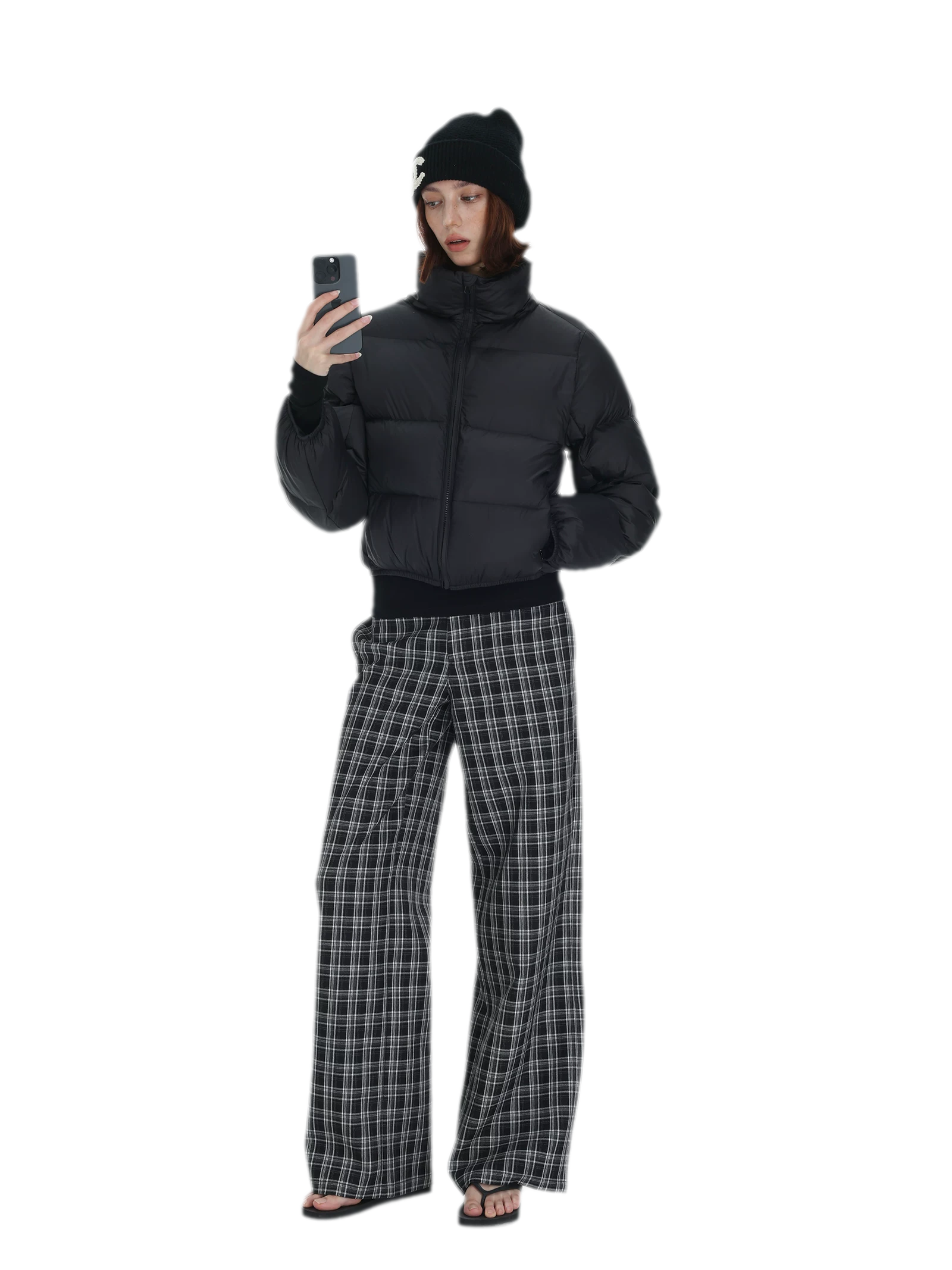 90 White Down Puffer Jacket