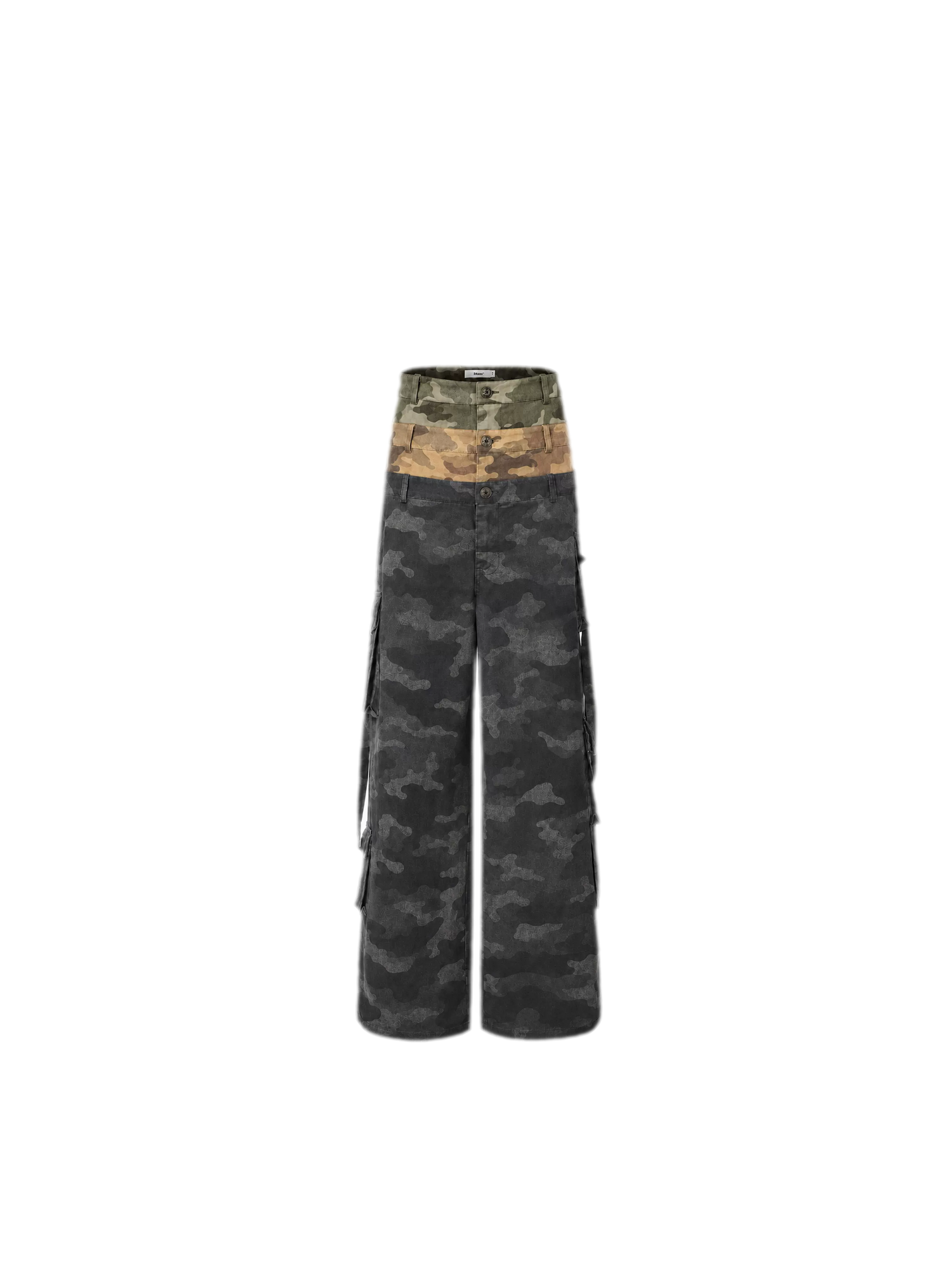 24ANS x UWA Camo Wide-Leg Pants