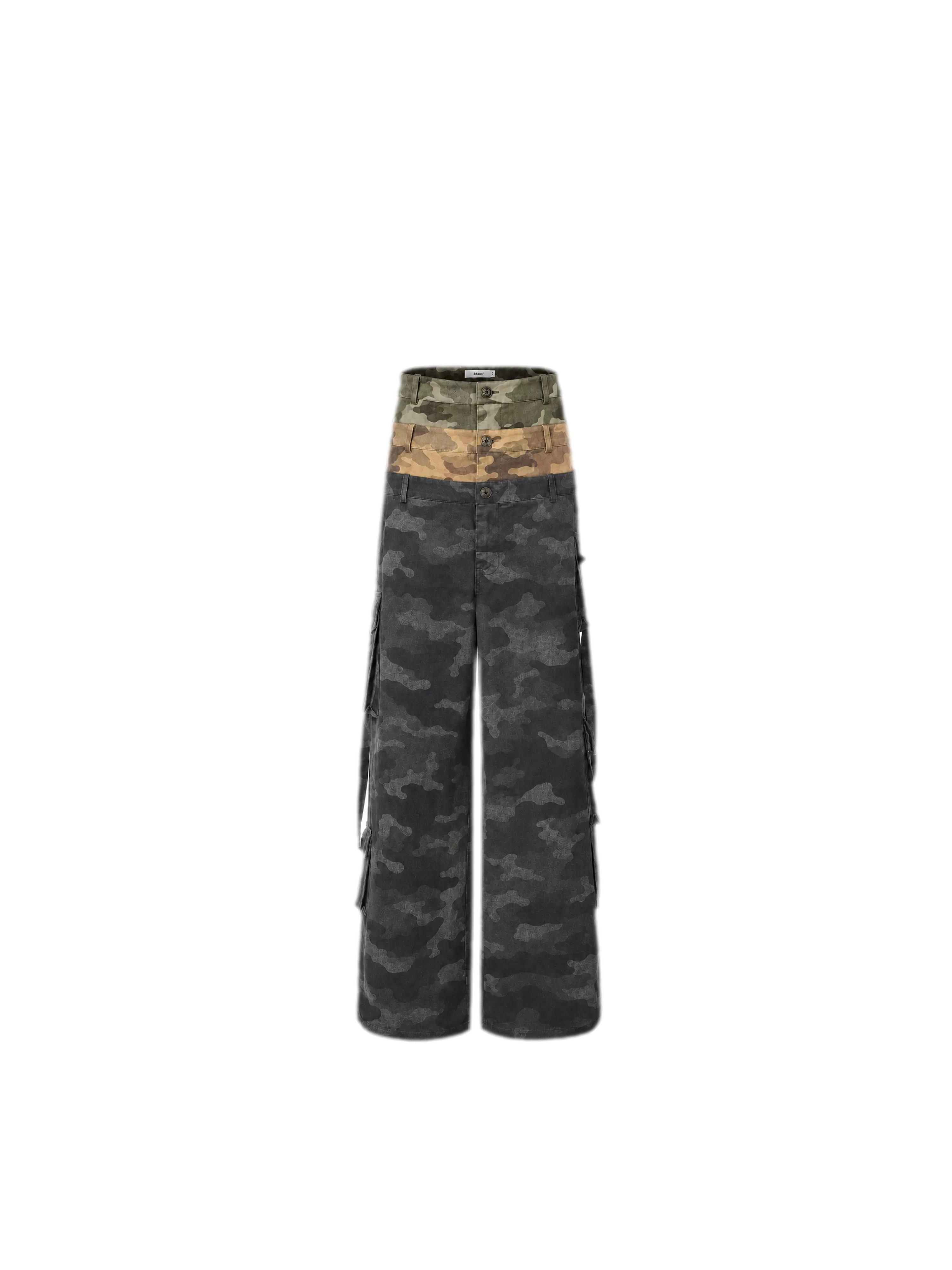 24ANS x UWA Camo Wide-Leg Pants