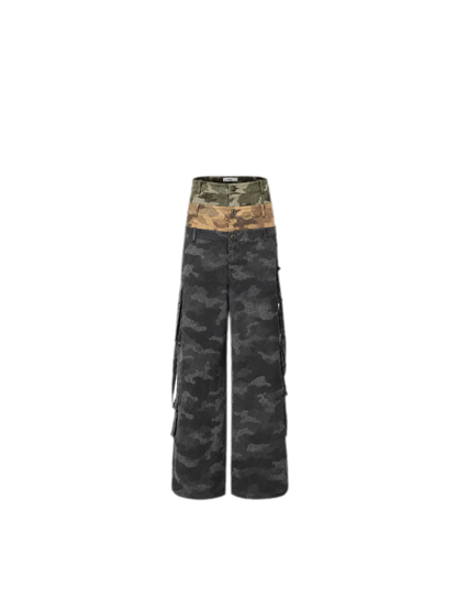 24ANS x UWA Camo Wide-Leg Pants