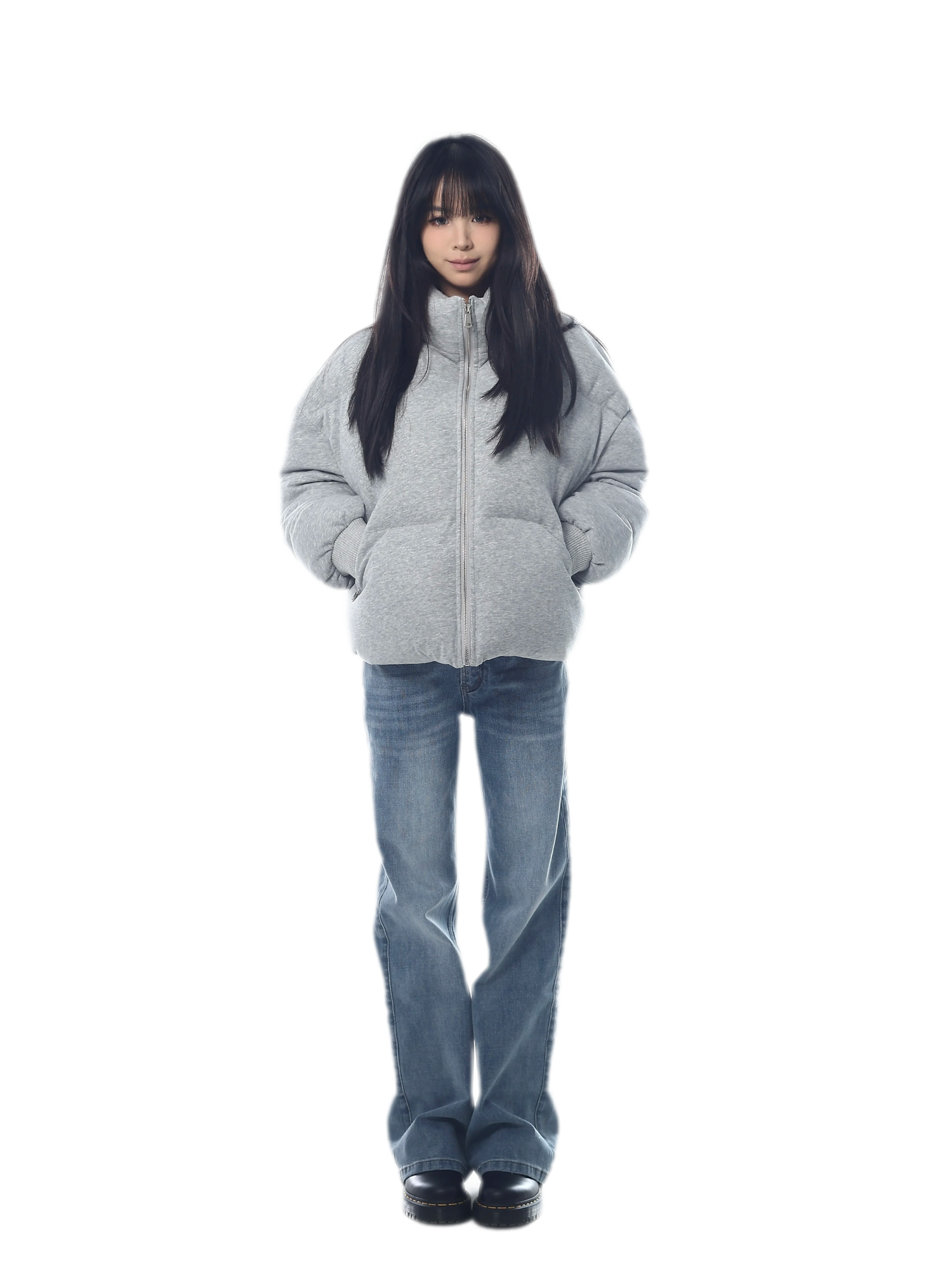 Low-Rise Straight Jeans