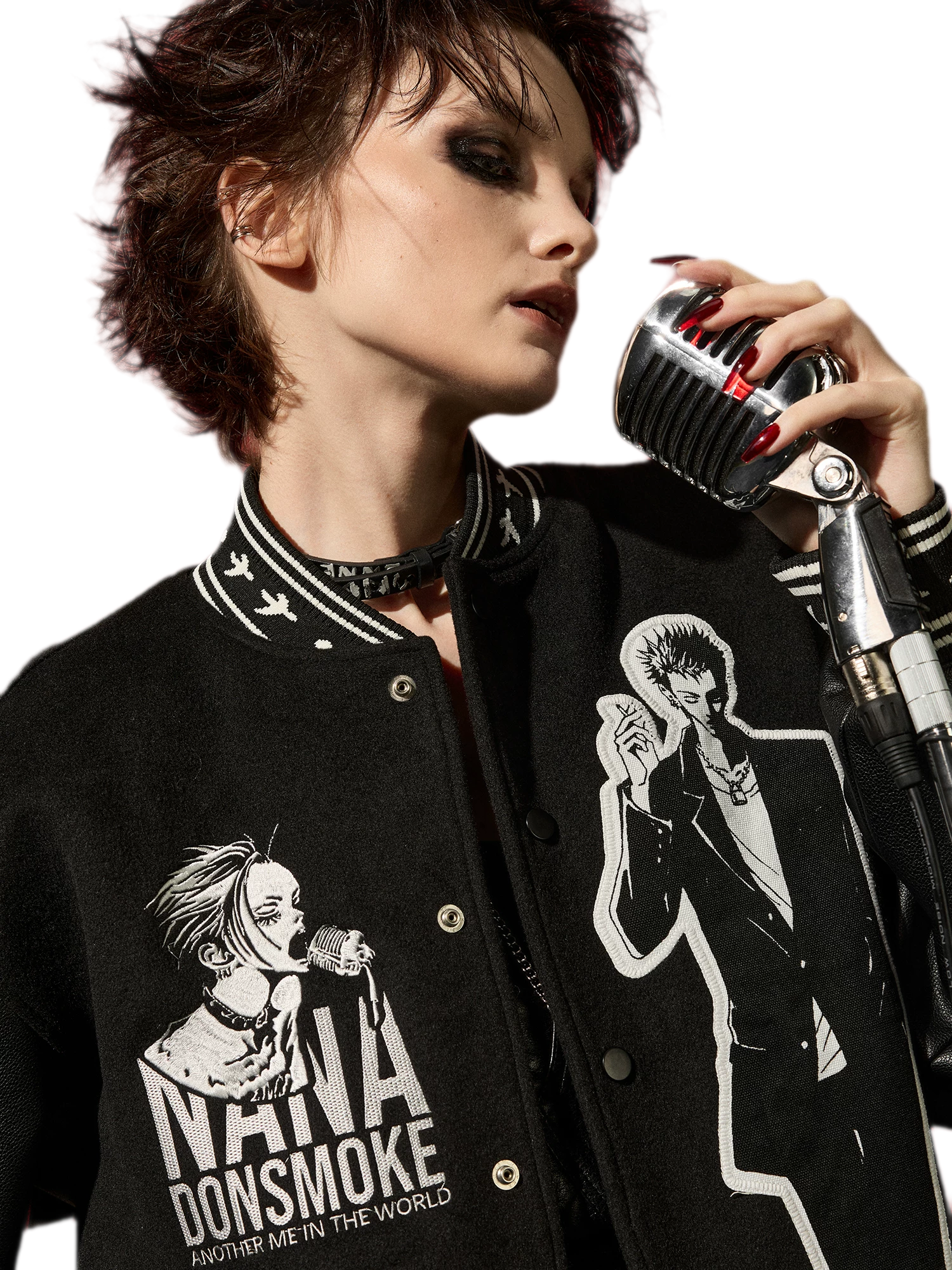 DSM X NANA Patchwork Varsity Jacket