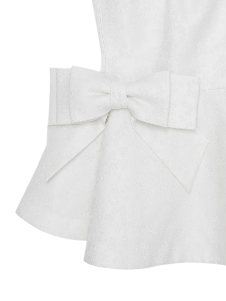 Elegant Bowknot Strap Dress