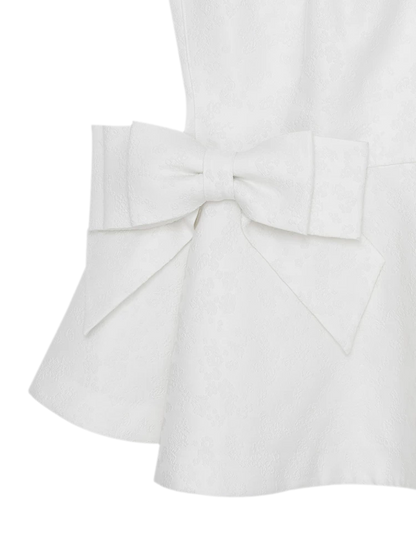Elegant Bowknot Strap Dress