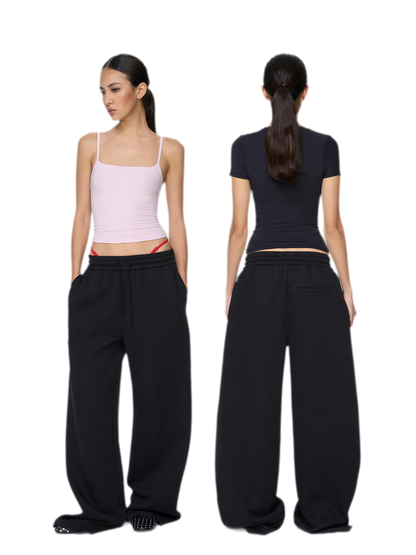 Air Cotton Wide-Leg Sweatpants