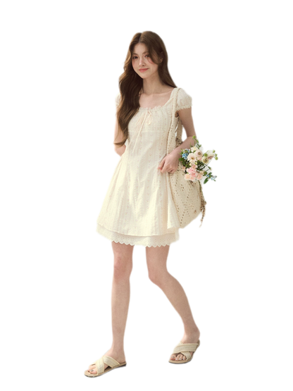 Seine Holiday Floral Dress