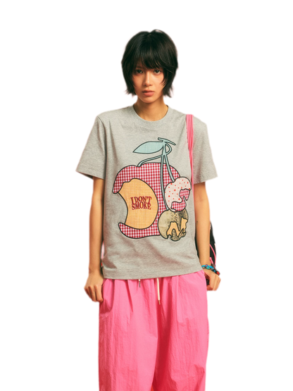 Sorona Fitted Cherry T-Shirt