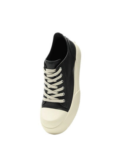 Leather Jumbo Platform Sneakers