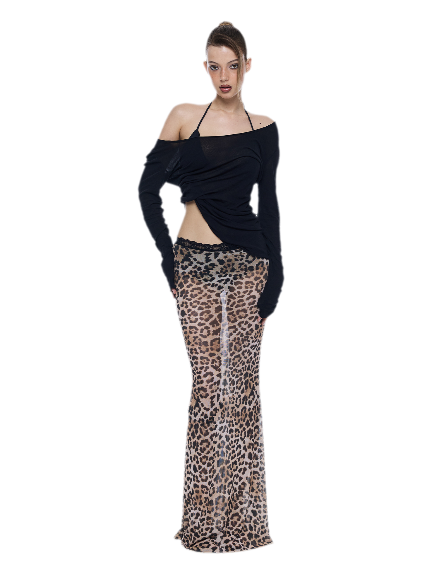 Sheer Off-Shoulder Top