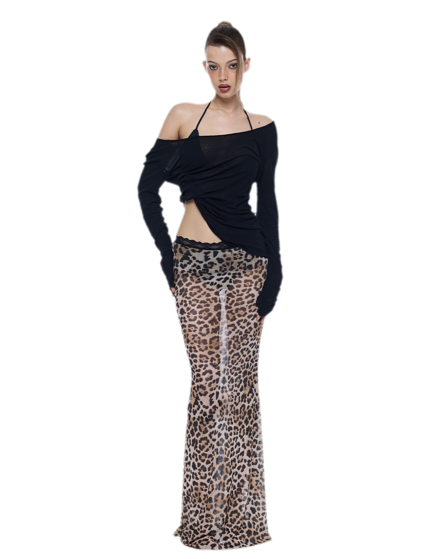 Sheer Off-Shoulder Top