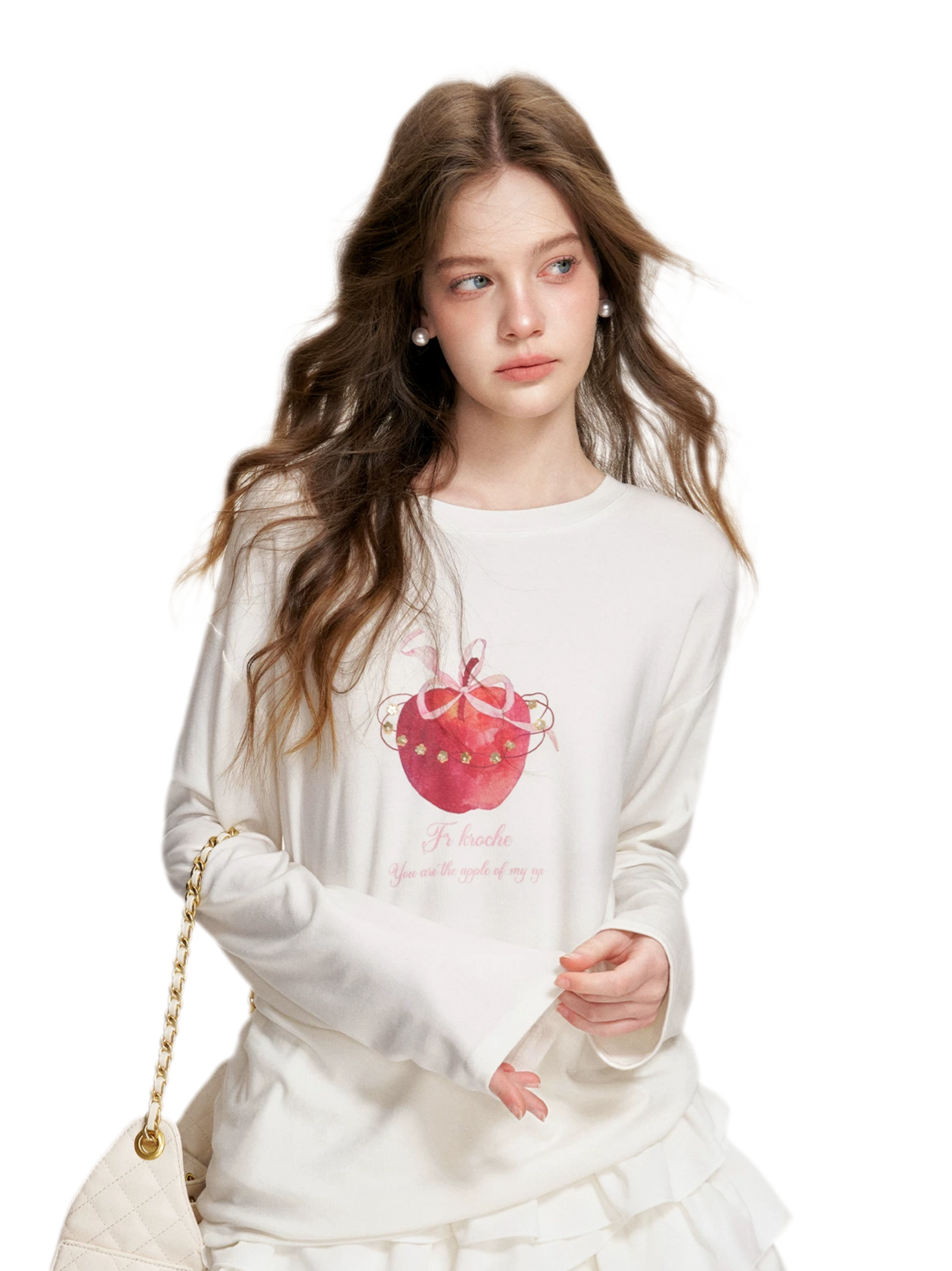 Sequin Apple T-Shirt