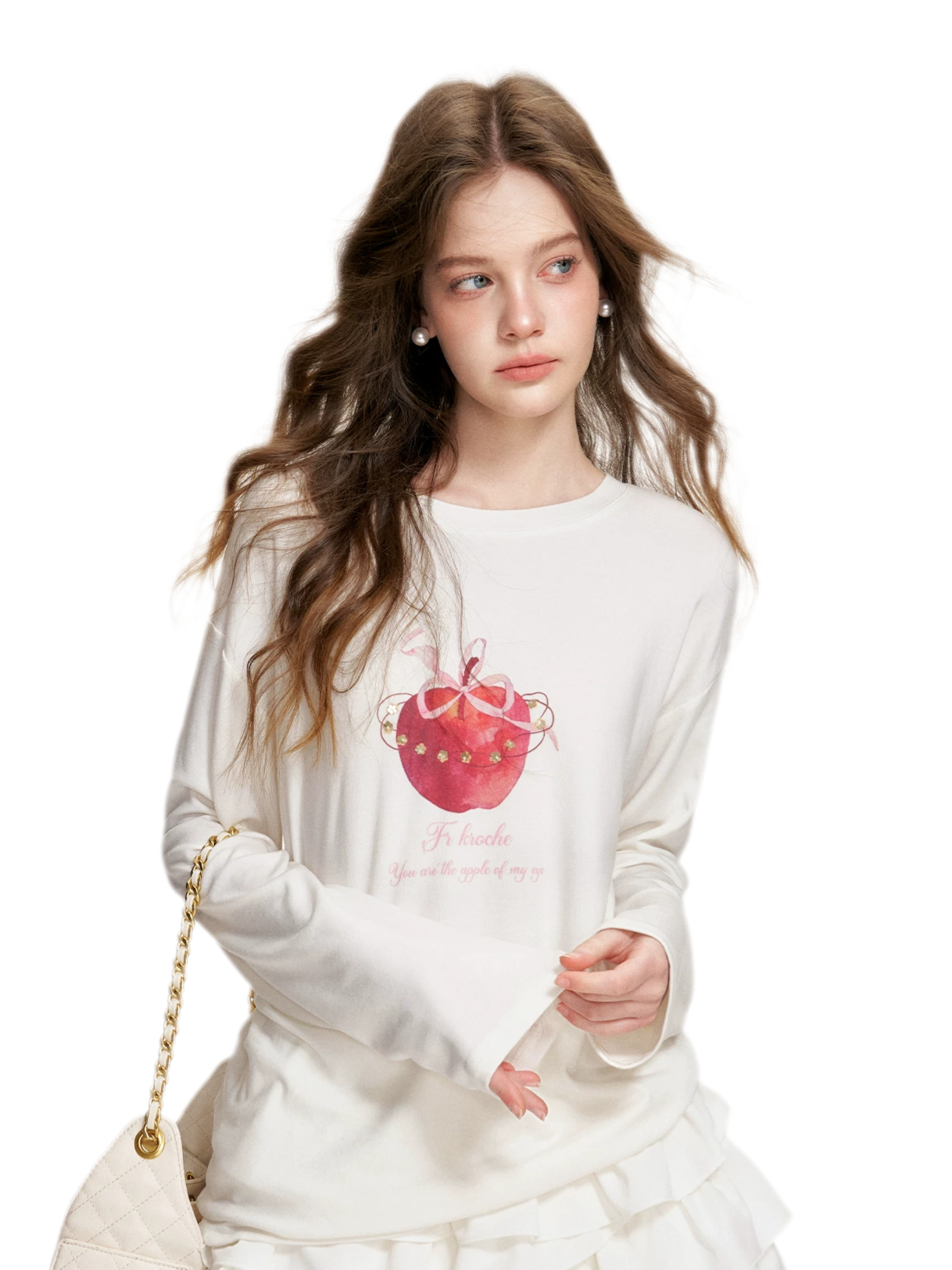 Sequin Apple T-Shirt