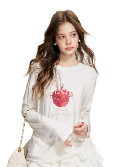 Sequin Apple T-Shirt