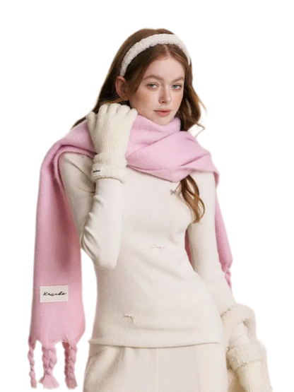 Winter Plush Long Scarf