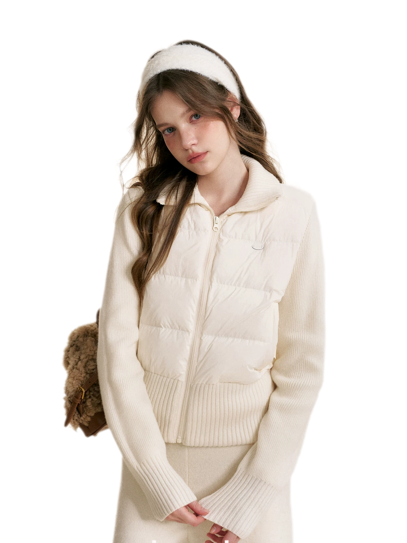 Wool Knit Down Jacket