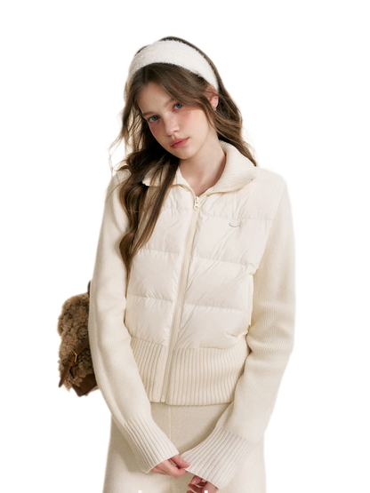 Wool Knit Down Jacket