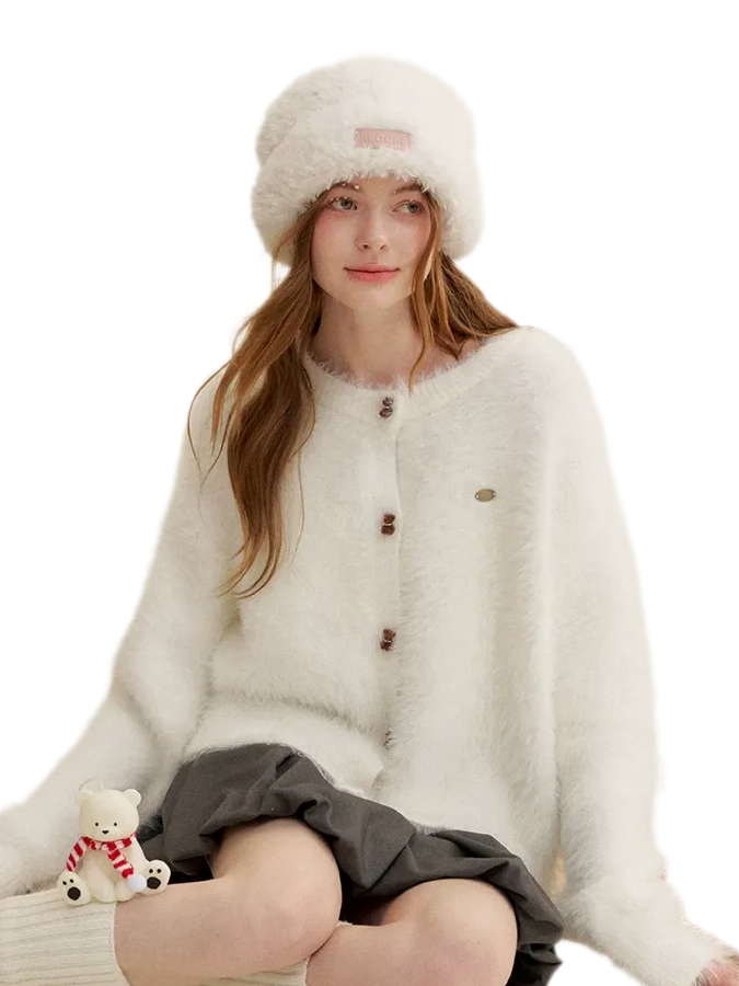 Snow Bear Knit Cardigan